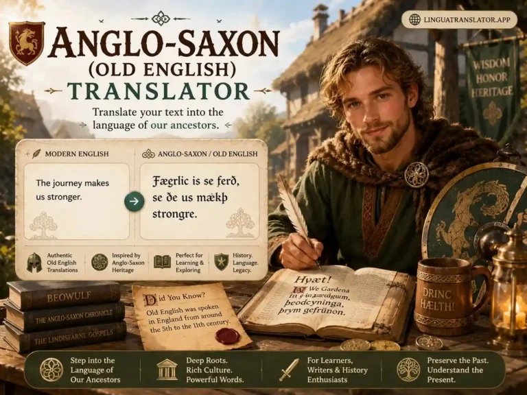 anglo saxon old english