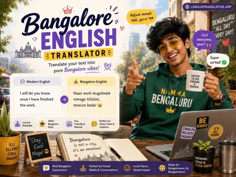 bangalore english translator