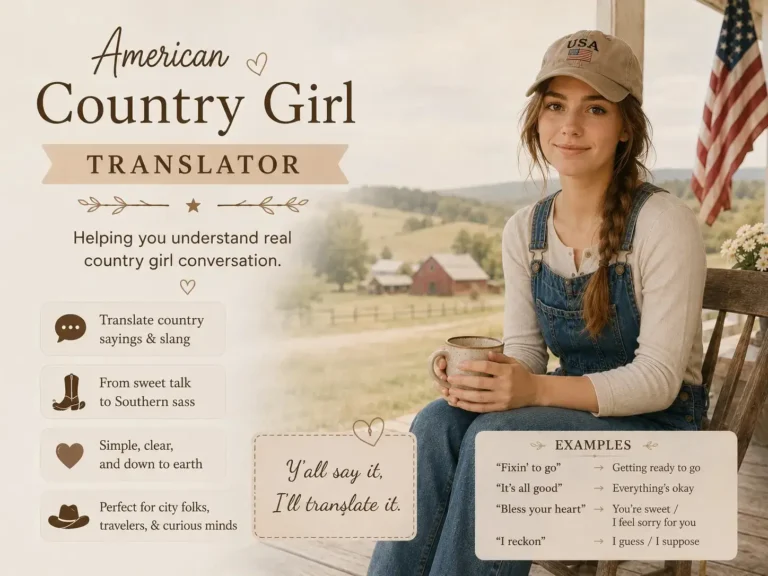 country girl translator