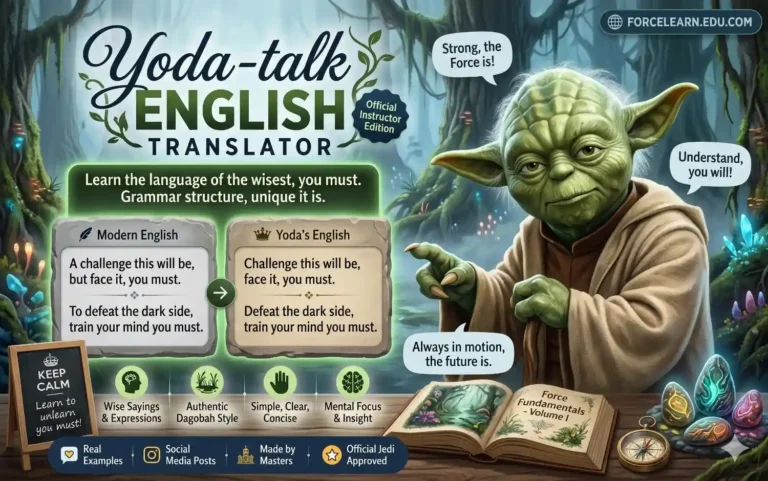 yoda talk translator